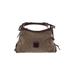 Dooney & Bourke Leather Hobo Bag: Tan Jacquard Bags