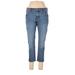 Sonoma Goods for Life Jeans - High Rise: Blue Bottoms - Women's Size 12 Petite - Sandwash