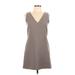 Marc Jacobs Casual Dress - A-Line: Gray Solid Dresses - Women's Size 4