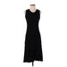 Everlane Casual Dress - A-Line Scoop Neck Sleeveless: Black Solid Dresses - Women's Size X-Small