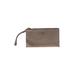 MICHAEL Michael Kors Leather Wristlet: Pebbled Gray Print Bags