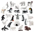 Ensemble de figurines d'animaux polaires pour enfants figurines d'animaux polaires robustes