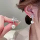 Huretailers-Boucles d'oreilles pendantes en forme de flocon de neige pour femmes bijoux de luxe