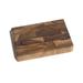 Lipper International Teak End Grain Cutting Board w/ Cut-Out Handles Wood in Brown | 6 H x 4 W x 1 D in | Wayfair 7217