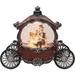 The Holiday Aisle® 8.9”H Acrylic Halloween Skeleton Couple Carriage - LED Water Spinning, Battery - Hand-Painted Resin Resin | Wayfair