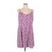 Gap Casual Dress - Mini V Neck Sleeveless: Purple Dresses - Women's Size X-Large
