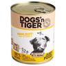 Dogs'n Tiger Adult 12 x 800 g Umido cane - Pollo & Carote