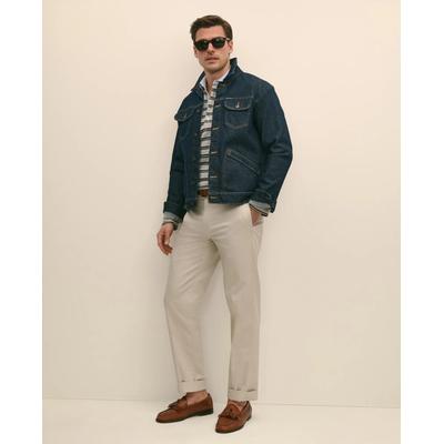 Brooks Brothers Men's Regular Fit Stretch Cotton Advantage Chino Pants | Stone | Size 36 32