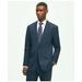 Brooks Brothers Men's Explorer Collection Slim Fit Wool Checked Suit Jacket | Navy | Size 36 Short