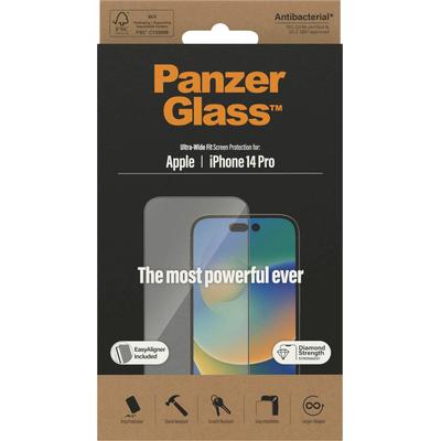 PANZERGLASS Displayschutzglas "PanzerGlass™ Clear Glass Displayschutz für iPhone 14 Pro" Displayfolien farblos (transparent)