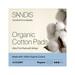 SANDIS Premium 100% Organic Cotton Menstrual Periods Feminine Pads Regular Size 14 Count