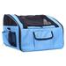Pet Life Â® Ultra-Lock Collapsible Safety Travel Wire Folding Pet Dog Carseat Car Seat Carrier crate