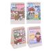 4 Pcs 2023 Desk Calendar The Notebook Decorative Small Calendar Portable Desk Mini Calendar Student