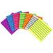 7 Books Note Pads Removable Adhesive Reminder Lined Notes Household Memo Pads 7 Colors Color Translucency Portable Pvc Office