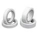 4 Rolls Multipurpose Tapes White Painters Carpet Double Face Convenient Adhesive Office