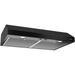 Broan-NuTone BCSD130BL Glacier 30-inch Under-Cabinet 4-Way Convertible Range Hood with 2-Speed Exhaust Fan and Light Black