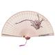 piaybook Elegant Vintage Retro Fan Chinese Traditional Hollow Fan Wooden Hand Made Exquisite Folding Wedding Gift Party Decor