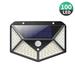 Dadypet Outdoor lamp Path Auto On/Off 100 LEDs Outdoor Waterproof Solar LED Powered Landscape Path LED Wall Lamp Landscape Path Auto Outdoor Waterproof Solar Balcony Wall Lamp PIR Motion 100 LEDs