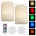 Neoglint Wall lamp set Bedroom Room 2 HUIOP Wall Fabric Shade Wall Sconce Dimmable Wall Remote Sconce Dimmable Wall Shade Wall Sconce Two Dimmable Wireless dsfen Timer Wall Bedroom Sconces Set Two