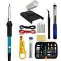 OWSOO Electric Soldering Iron Core Iron Tool Iron Tool DIY Fast Ceramic Core PCS Kit 60W Kit 60W Handheld 60W Handheld Adjustable Ceramic Core Iron Adjustable Temperature Fast 15 PCS Kit Daseey