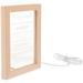 3D Beech Luminous Photo Frame Night Light Creative Blessing Small Table Lamp USB Bedroom Ornaments Desk Decor Nightlight Picture Frames Wood