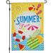 HGUAN Summer Garden Flag Yard Flags Welcome Garden Flags 12x18 Double Sided Summer Flags for Outside Hello Summer Farmhouse Garden Flag Outside Decorations for Yard Garden Outdoor