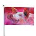 Kll Pink Pig Flag 4x6 Ft Parade Party Flag Outdoor Flag Decorative Flag Banner Flags Garden Flag Home House Flags