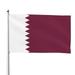 Kll Qatar Flag Flag 4x6 Ft Parade Party Flag Outdoor Flag Decorative Flag Banner Flags Garden Flag Home House Flags