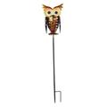 Tomshine lamp Metal Owl Decorative Stake Lamp Metal Solar Powered Pathway Lawn Lamp Metal Owl Powered Owl Lantern Lawn Patio or lamp Solar Landscape Way Lawn Owl Solar dsfen