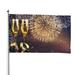 Kll Happy New Year Flag 4x6 Ft Parade Party Flag Outdoor Flag Decorative Flag Banner Flags Garden Flag Home House Flags