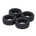 Carevas Accessories 1/10 Run-Flat Car Run-Flat Car Rubber Tyre On-Road Car Rubber Tyre On-Road Car Rubber Tyre 4Pcs/Set 1/10 Run-Flat Car tyre Car Car Rookin HUIOP QINQUAN mewmewcat