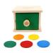 1 Set Infant Toddlers Preschool Learning Toy Fine Motor Skills Toys Coin Box with Coins