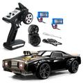 Walmeck Remote control car Drift Car Speed 7-Mode Eye 4WD Car 1/16 Remote Car 7-Mode Eye 2 Car Speed LED Drift Tires RC Car Cool ERYUE car Drift 16 Scale Remote 2 Batteries (Red) 4WD Speed Car COMETX