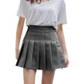 Denim Skirts Women Waist Mini Skirt High Fashion Pleated Waist Women S Casual Slim Skirt Tennis Skirt Mini Skirts For Woman