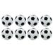 8pcs 32mm Table Soccer Balls Resin Tabletop Soccer Football Replacement for Standard Foosball Tables Classic Tabletop Soccer Game Balls