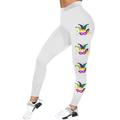 Women Mardi Gras Carnival Leggings Casual Sports Yoga Pants Colorful Printed Fashion Skinny Pants Sports Workout Compression Casual Jogging Stylish Soft Workout