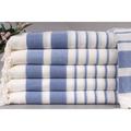 Monogram Beach Towel Custom Beach Towel Blue Towel Striped Towel 39x73 Inches Bridal Gifts Scarf Towel Guest Towel Camping Towel