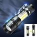 Led Flashlight 1000 Lumens Portable Bright Flashlight Zoomable Rechargeable Flashlight with 4 Modes Ipx6 Waterproof Flashlights for Home Camping Hiking Emergency Black