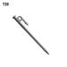 CAMPINGMOON Tent stake Nail - Nail Pole Canopy Tent Nail Canopy Nail Carbon Steel -Rust Pole Carbon Tent stake Carbon Portable Reliable Essential Tent Nail -Rust Pole Steel Tent Canopy