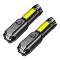 Htovila Electric torch Use 2 LED Super Handheld LED Super Led Ashn Handheld Super QISUO Handheld Reable Use Handheld Super Torch dsfen