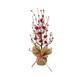 Valentine s Day Clearance! Lksixu Valentine s Day Decor Artificial Flower Decoration Artificial Love Heart Berry Stakes Imulated Love Berry Wooden Stakes Wedding Decoration Artificial Love Berry