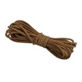 Uxcell 5.5 Yards x 3mm Faux Suede Leather Cord String for Bracelet Necklace Beading Yellow Brown