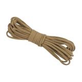 Uxcell 5.5 Yards x 3mm Faux Suede Leather Cord String for Bracelet Necklace Beading Khaki