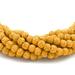 Lava Beads | Mustard Yellow Round Diffuser Beads - 6mm 8mm 10mm 12mm 14mm 16mm 18mm Available