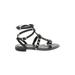 Kenneth Cole New York Sandals: Black Print Shoes - Women's Size 6 - Open Toe