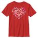 Youth Mad Engine Red Mickey & Friends Valentine's Day T-Shirt