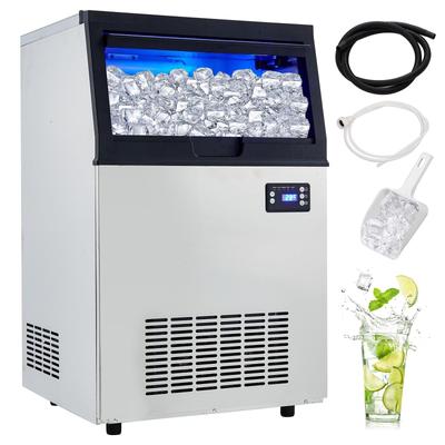 Commercial Ice Machine, 90Lbs/Day, 120V 250W