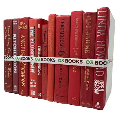 Red Decorative Books - N/A