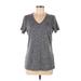 Under Armour Short Sleeve T-Shirt: Gray Tops - Women's Size Medium