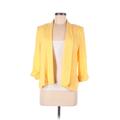 Alberto Makali Jacket: Short Yellow Solid Jackets & Outerwear - Women's Size Medium